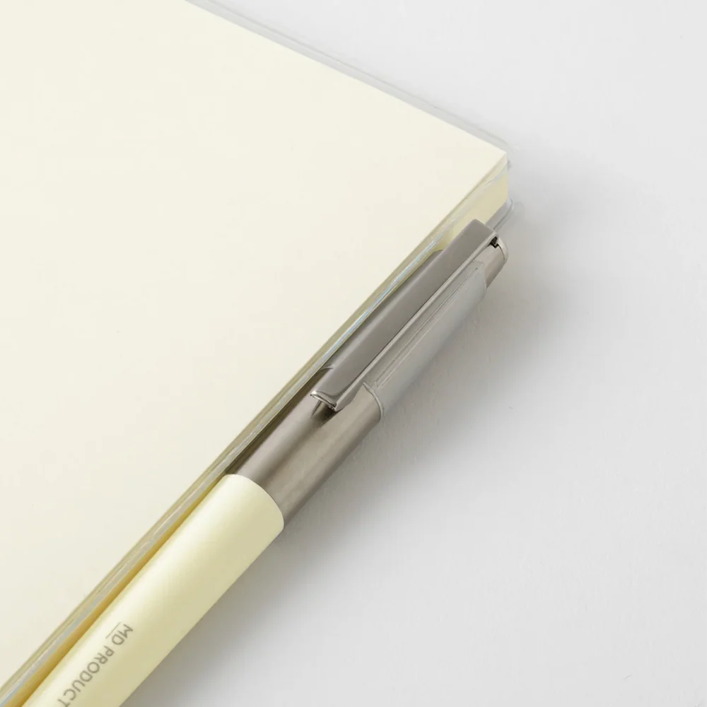 Midori MD A5 Square Grid Notebook + Clear Protective Cover — Graph Paper Notebook Set