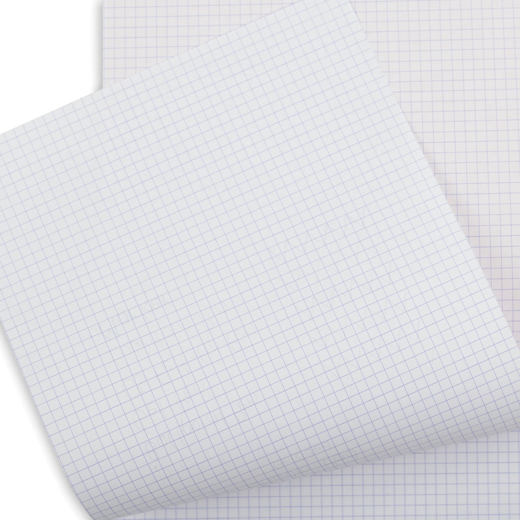 Rhodia Notepad: Orange Graph Paper, Fountain Pen Friendly Stationery 6x8.25in