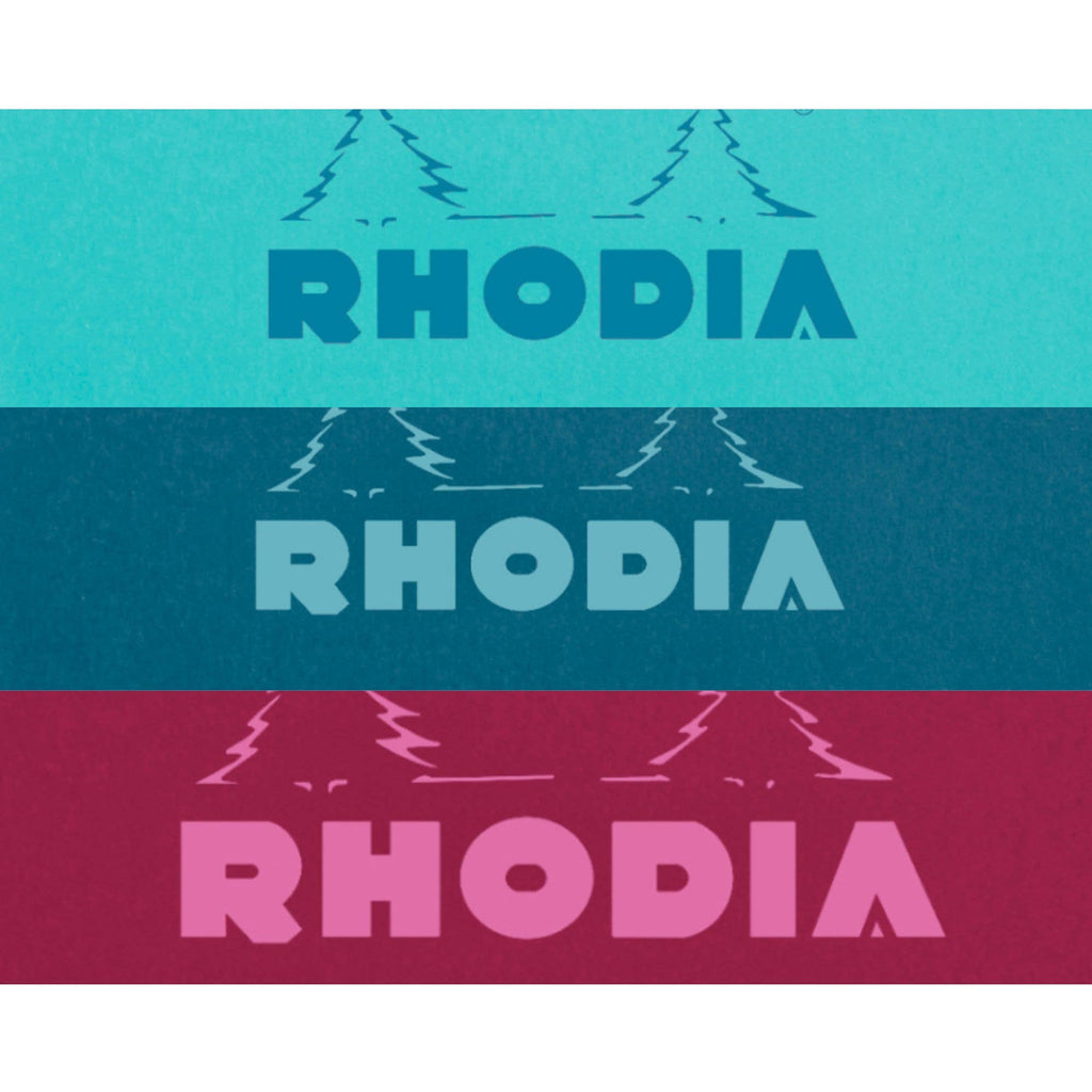 Rhodia "Colors" Notepads 8.25 x 11.75" (Azure, Peacock, Plum)