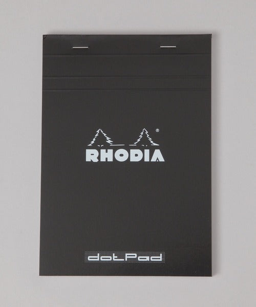 Rhodia Classic Black Dot Grid Notepad – 6 x 8.25 in