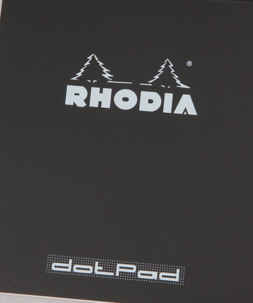 Rhodia Classic Black Dot Grid Notepad – 6 x 8.25 in