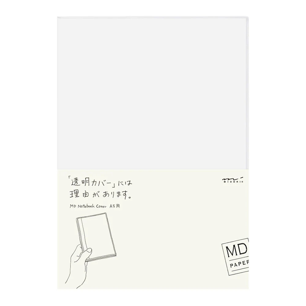 Midori MD Notebook Cover - Clear - A5