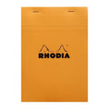 Rhodia Notepad: Orange Graph Paper, Fountain Pen Friendly Stationery 6x8.25in