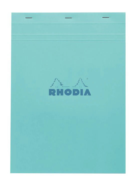 Rhodia "Colors" Notepads 8.25 x 11.75" (Azure, Peacock, Plum)
