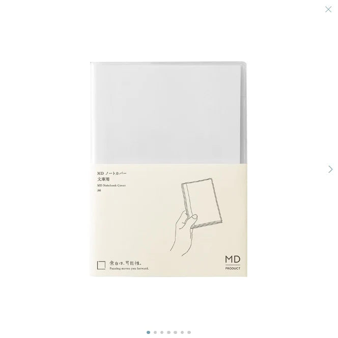Midori MD Paper A6 Notebook Clear Cover