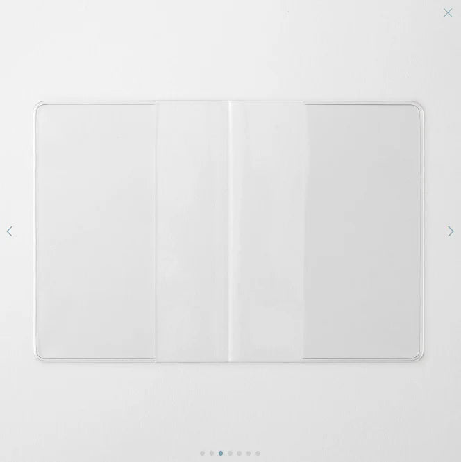Midori MD Paper A6 Notebook Clear Cover