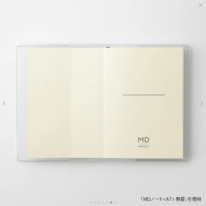Midori MD Paper A6 Notebook Clear Cover