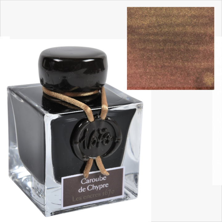 Herbin 1670 Anniversary Inks With Gold Shimmer