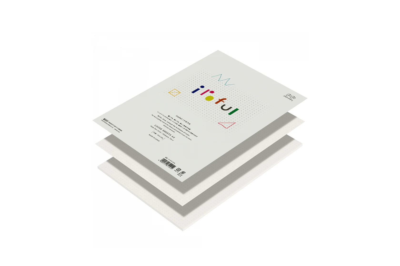 Sakae TP Iroful Loose Leaf Paper - A4 - Dot Grid - 50 Sheets