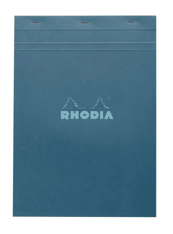Rhodia "Colors" Notepads 8.25 x 11.75" (Azure, Peacock, Plum)