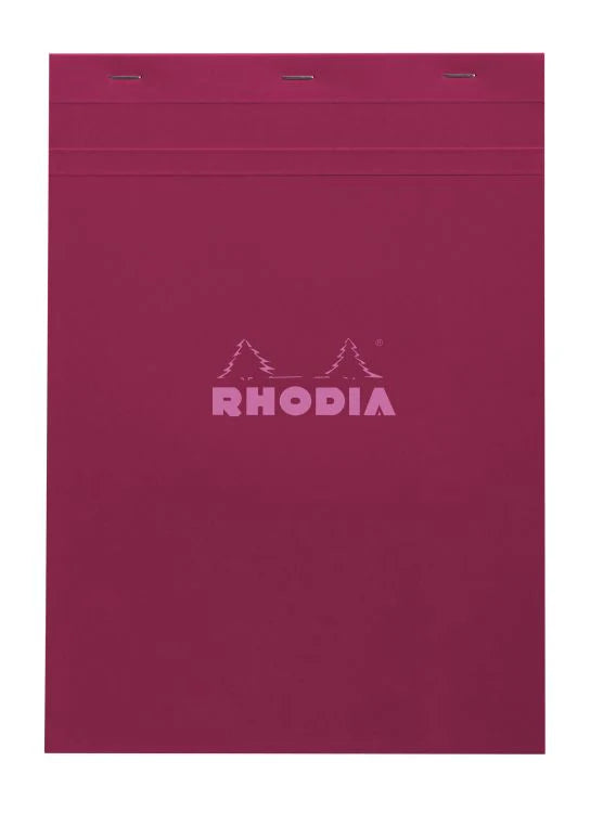 Rhodia "Colors" Notepads 8.25 x 11.75" (Azure, Peacock, Plum)