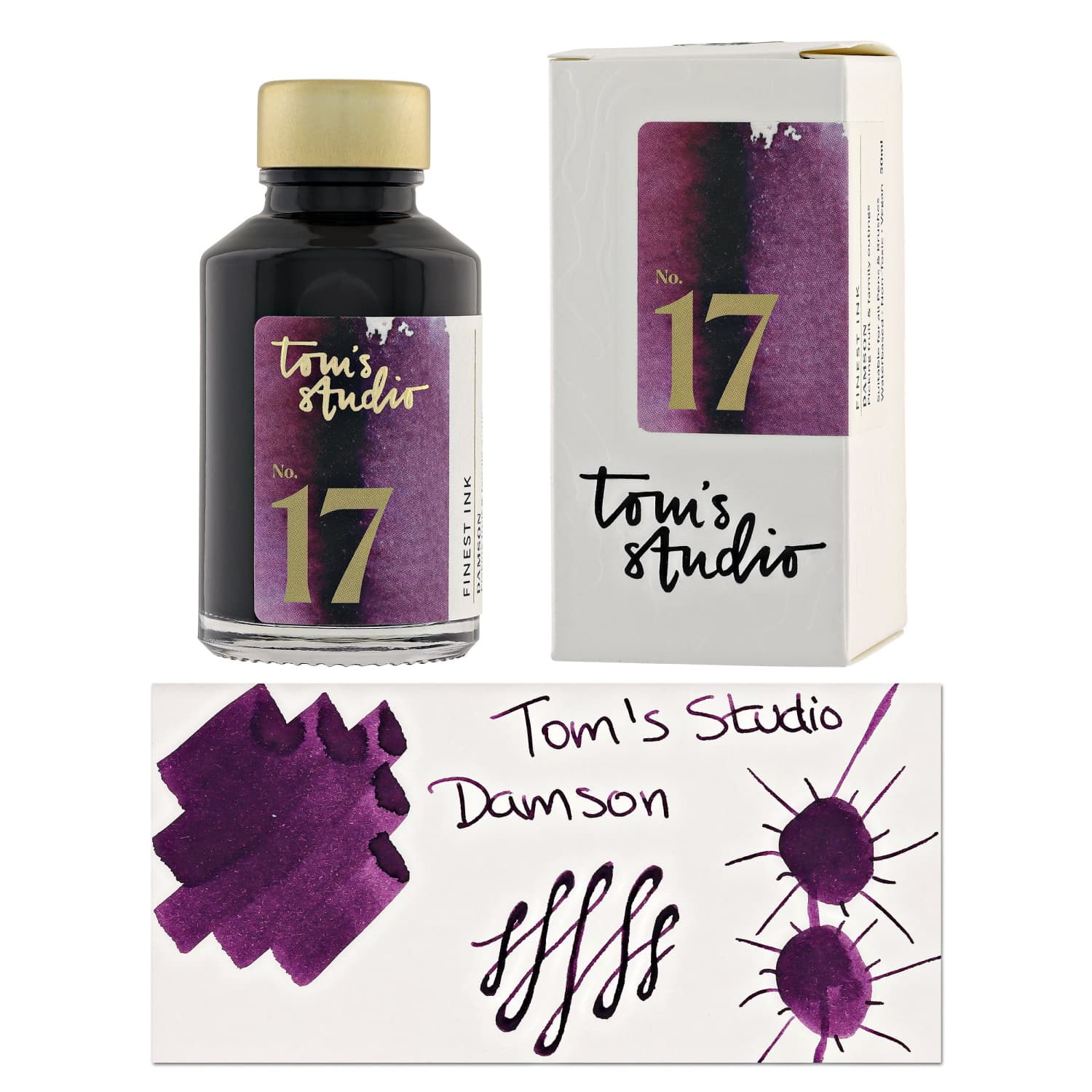 Tom's Studio Damson No. 17 Sample