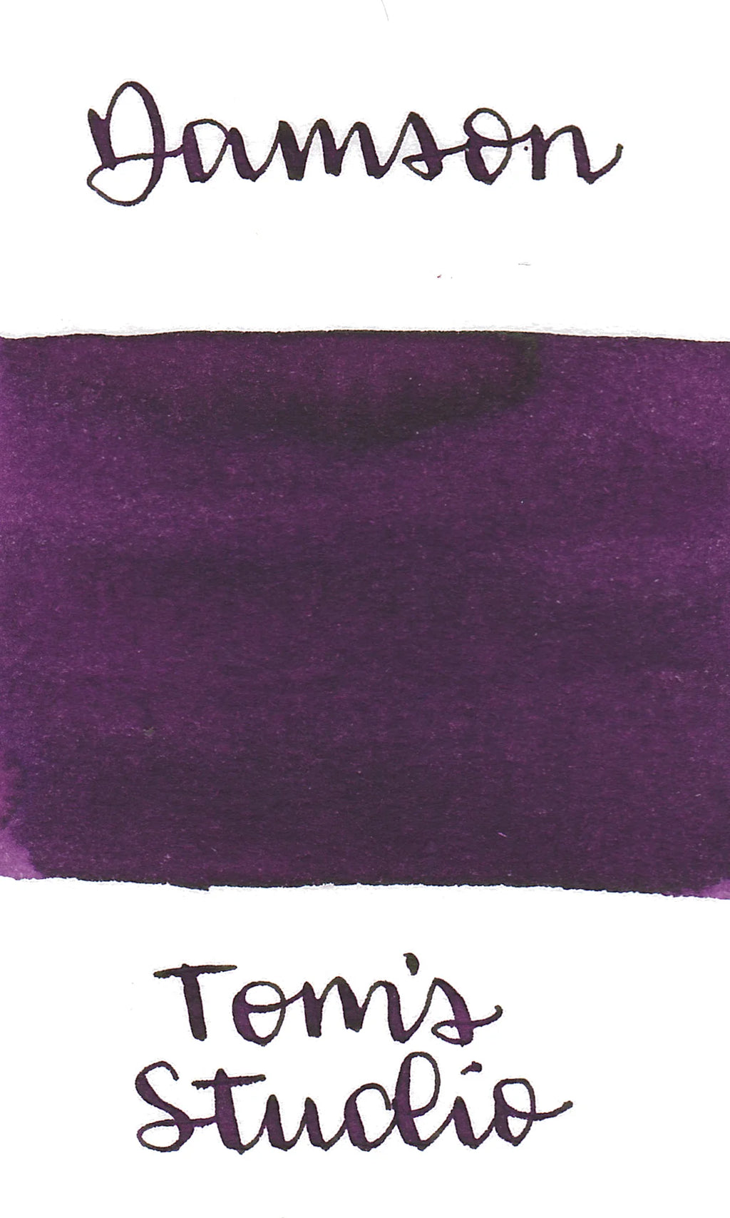 Tom's Studio Damson No. 17 Sample