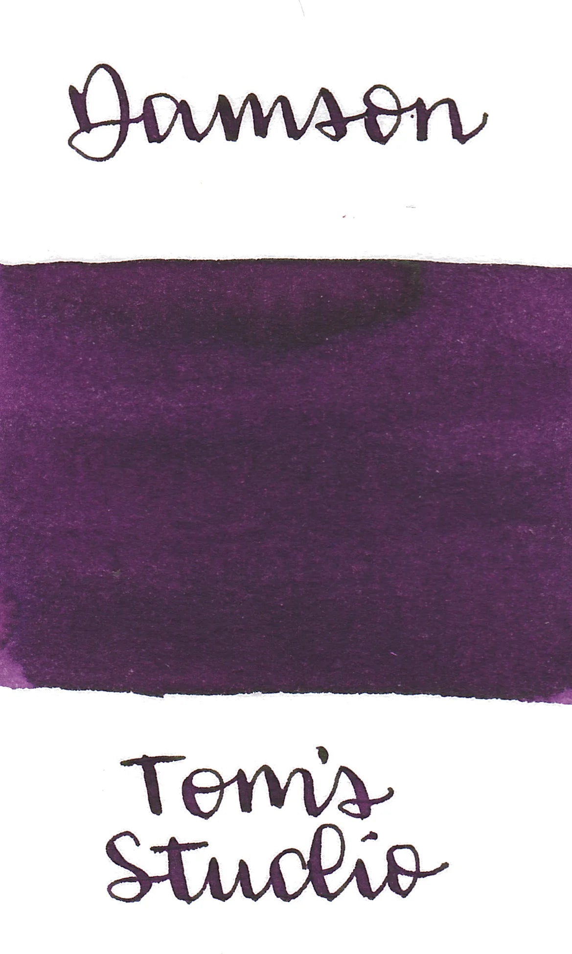 Tom's Studio Damson No. 17 Sample